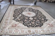stock wool and silk tabriz persian rugs No.66 factory manufacturer